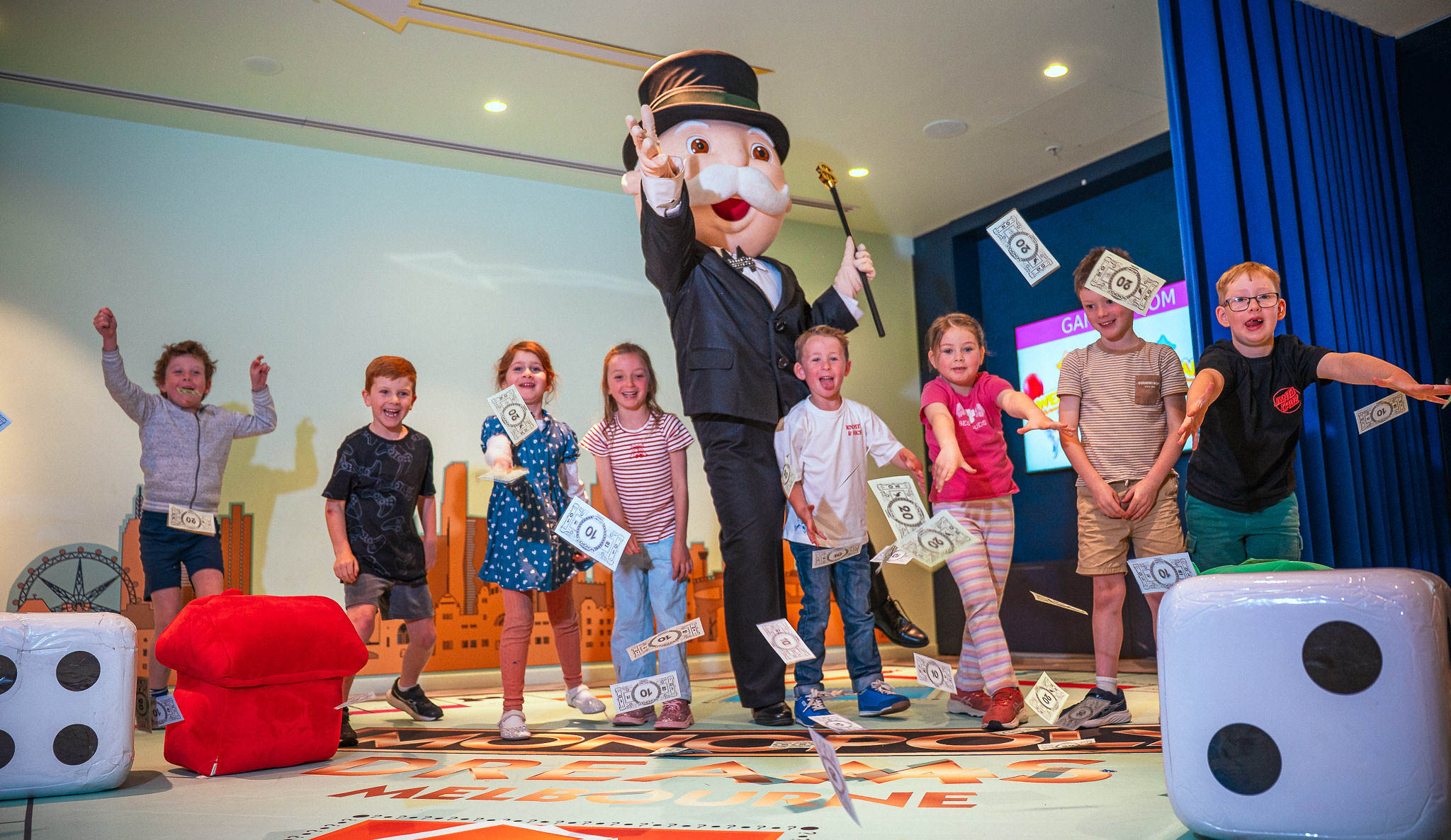 Monopoly Kids Birthday Party Melbourne